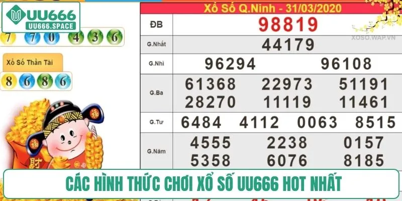 Các hình thức chơi xổ số UU666 hot nhất