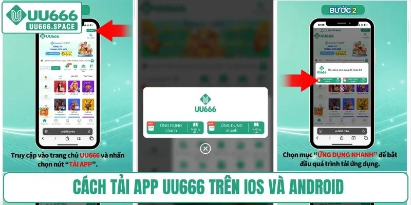 Cách tải app UU666 trên IOS và Android